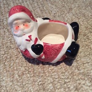 Ceramic Santa decor